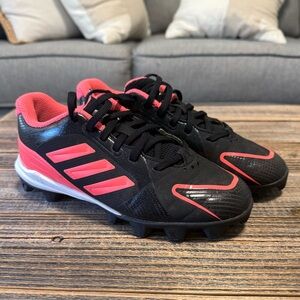 Girls Size 3 Adidas Cleats in Good Used Condition